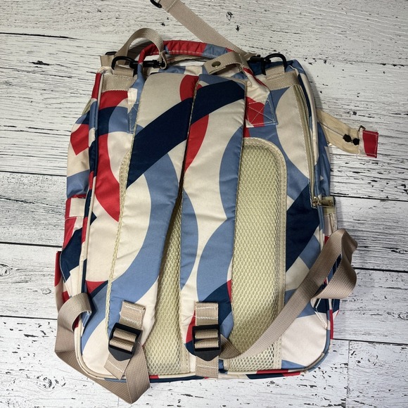 Mommy Loves Me Diaper Bag Back Pack Packable Travel Changing Table USB Charger - Picture 2 of 10